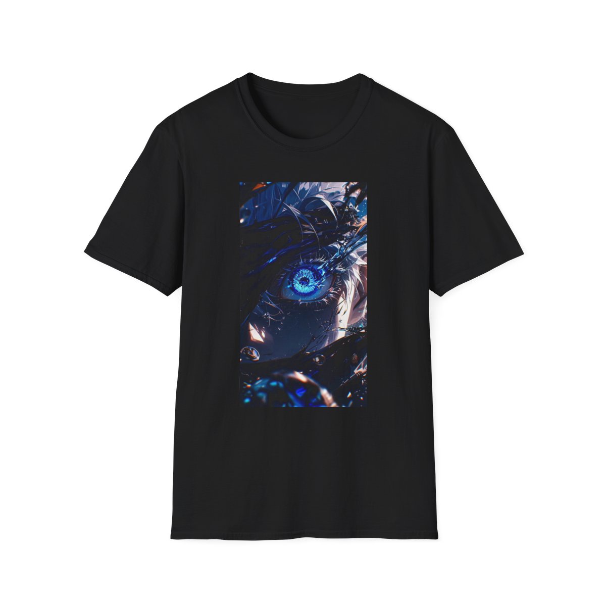 Unisex JL Anime T-Shirt Softstyle - Gojo The Six Eyes