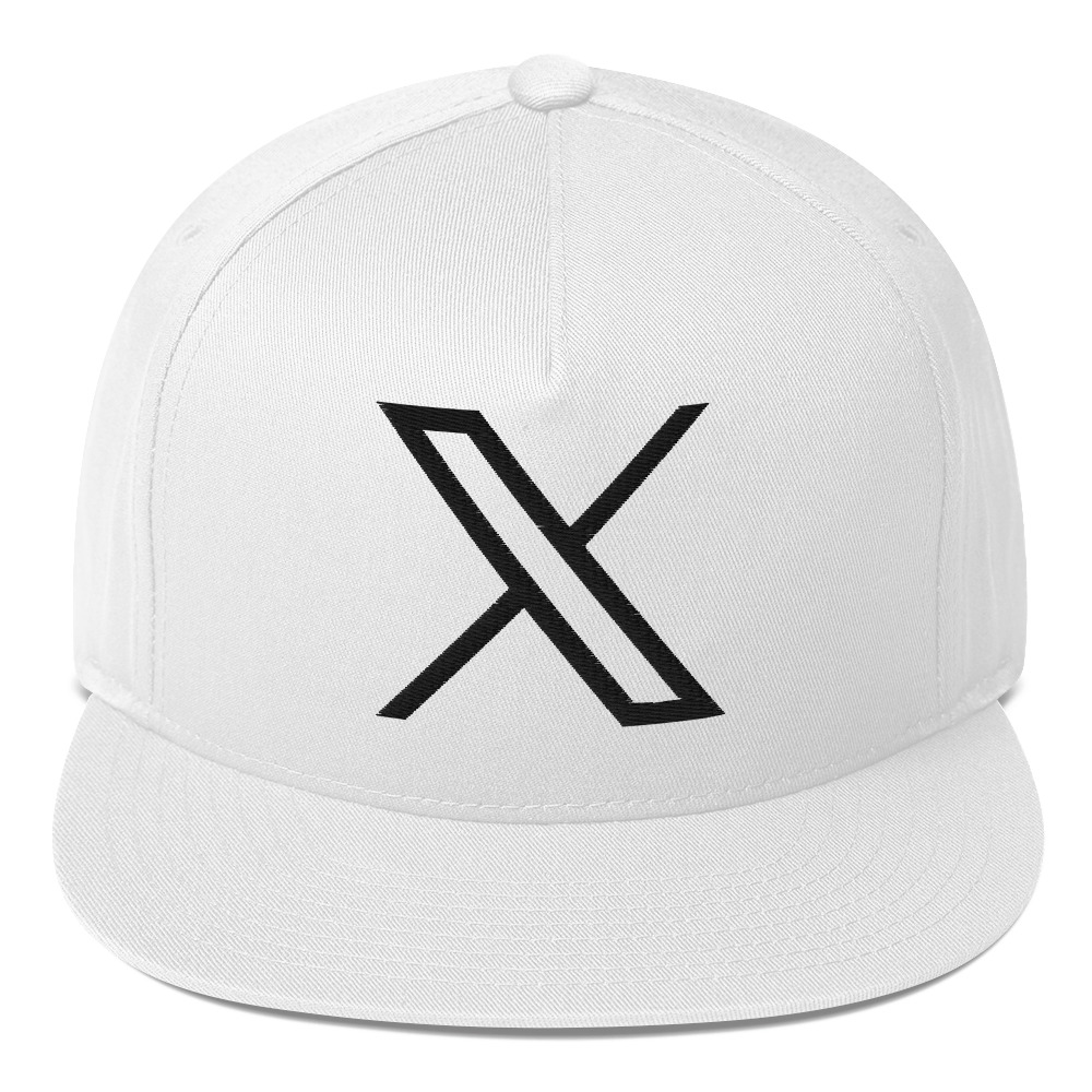 JL X Logo Snapback Hat – 3D Embroidered Five-Panel Cap, High-Profile Fit