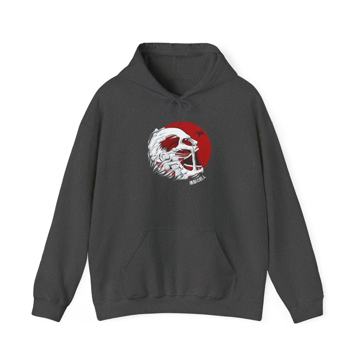 Unisex Heavy Blend JL Anime Hooded Sweatshirt - Attack on Titan, Colossal Titan