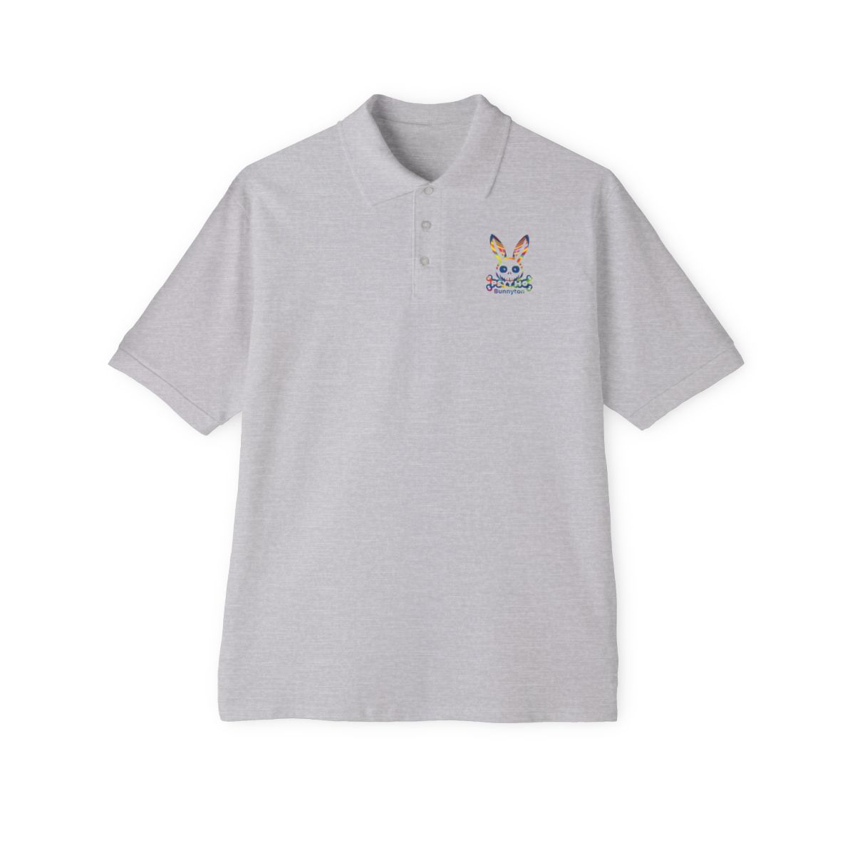 Men's Piqué Polo  PSYYHO BUNNYTON Multicolor Logo