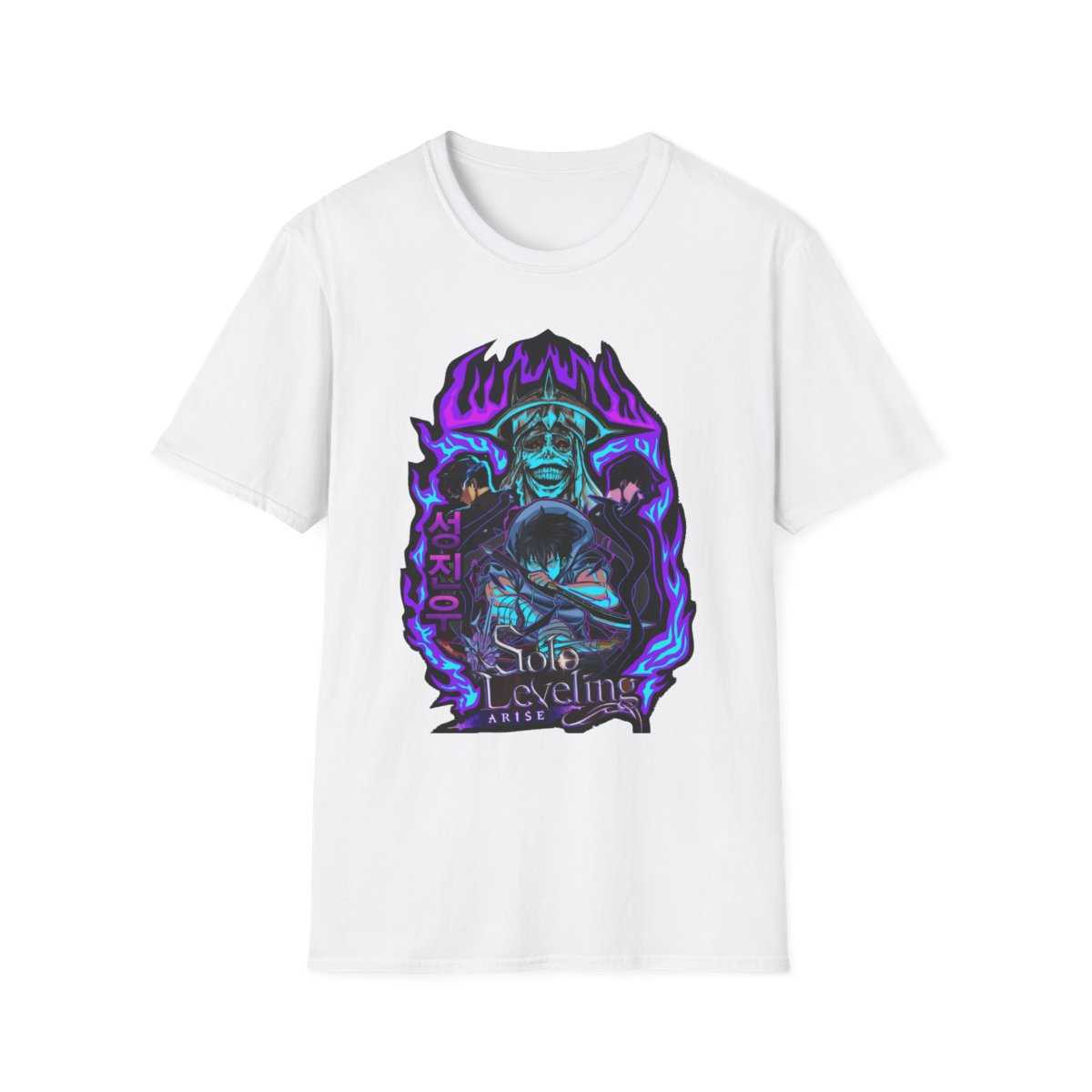 Unisex JL Anime T-Shirt Softstyle - Solo Leveling