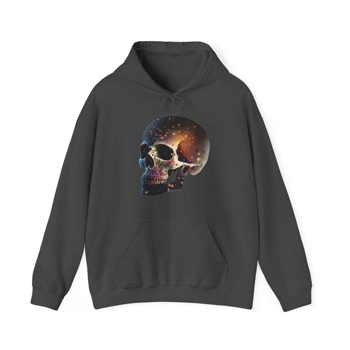 Colorful Skull Hoodie Unisex Heavy Blend Hooded Sweatshirt