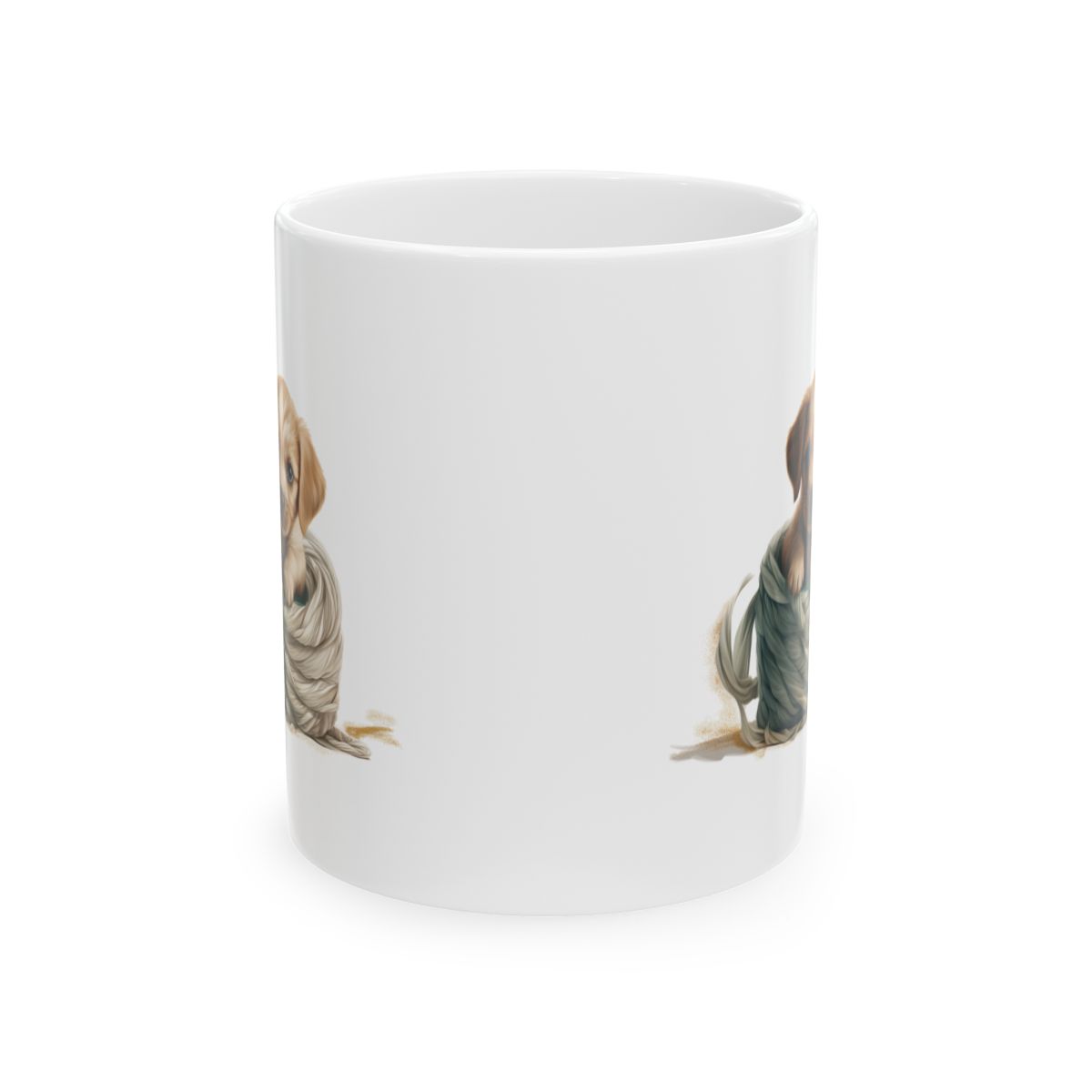 Puppy Mug, Puppy Dogs Gift, Puppy Mom Gift, Gardener Mug, Dog Lovers Mug
