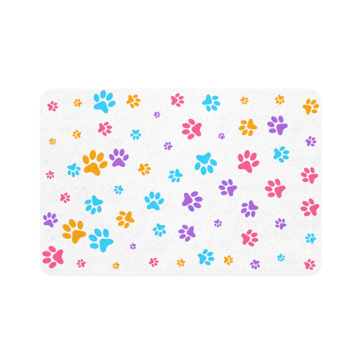 Pet Food Mat Non-Slip Waterproof Pet Food Mat, Dog Mat for Food and Water(12x18)