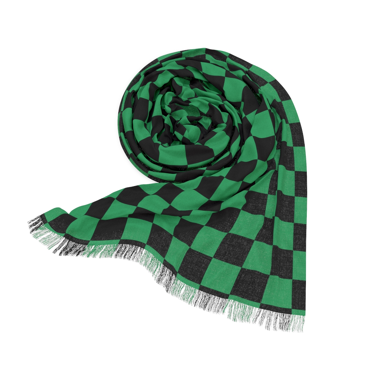 Tanjiro Anime Scarf | Lightweight Japanese-Inspired Wrap