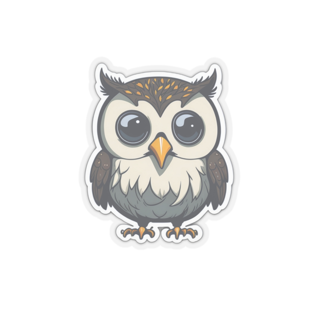 Kiss-Cut Stickers, cute owl stickers, aesthetic stickers, trendy stickers