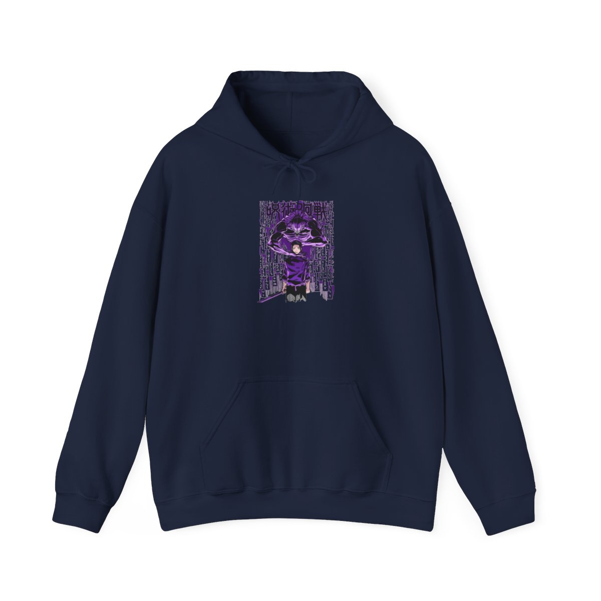 Unisex Heavy Blend JL Anime Hooded Sweatshirt - JJK Yuta and Rika