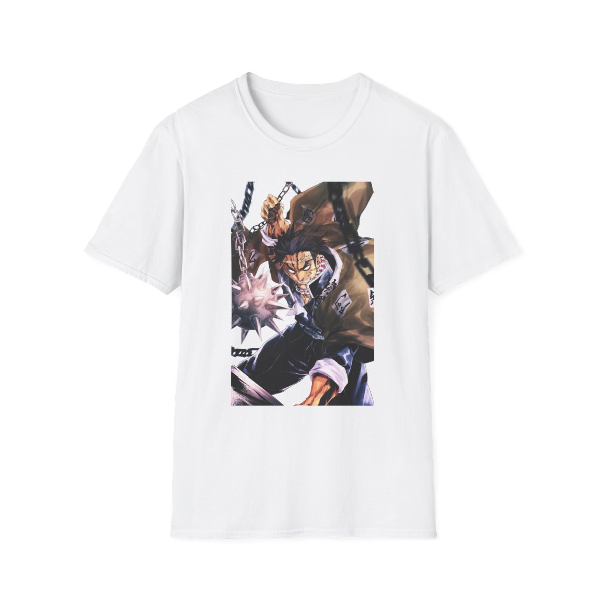 Unisex JL Anime T-Shirt Softstyle - KnY Gyomei Himejima Multiple Colors
