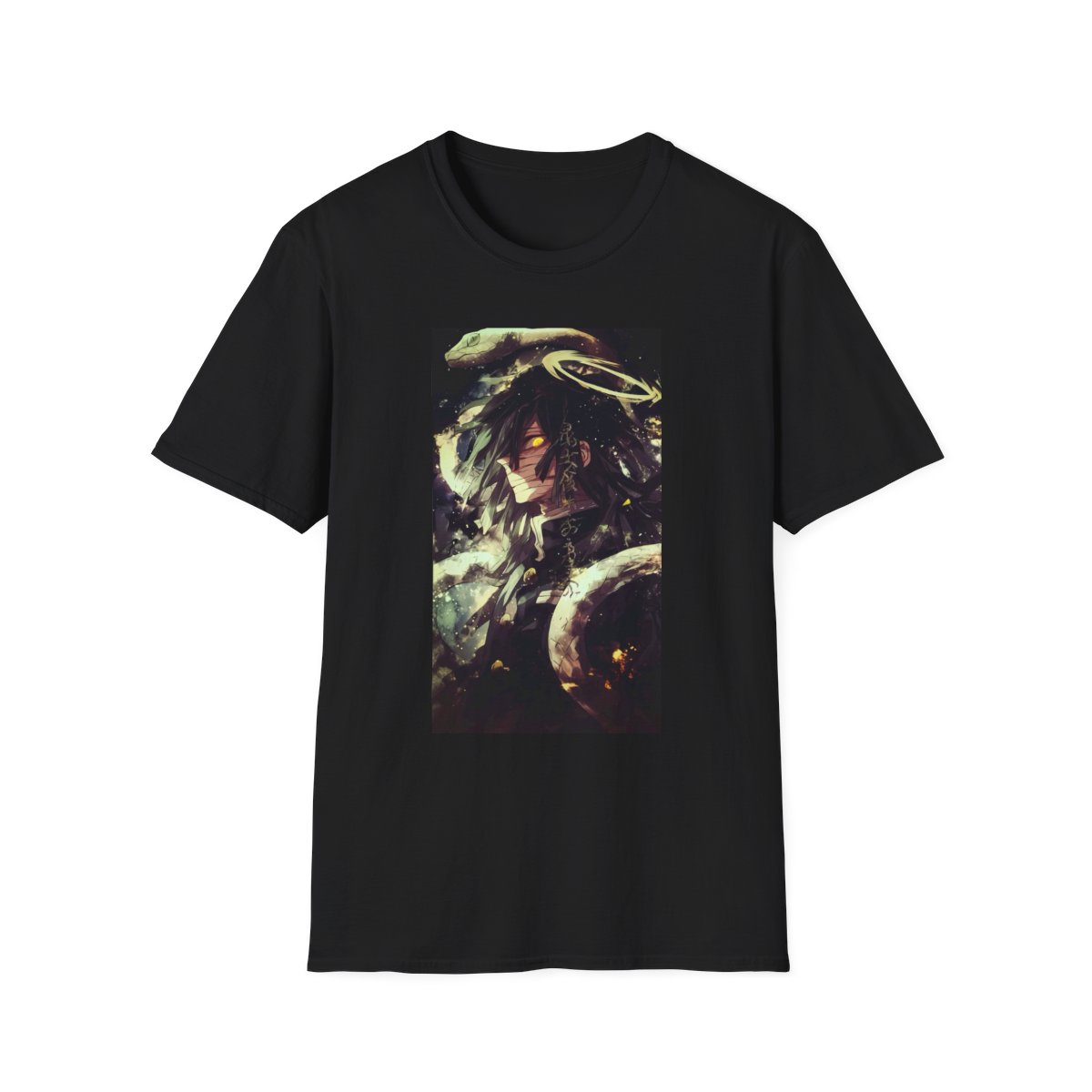 Demon Slayer Unisex JL Anime T-Shirt Softstyle - Iguro 2