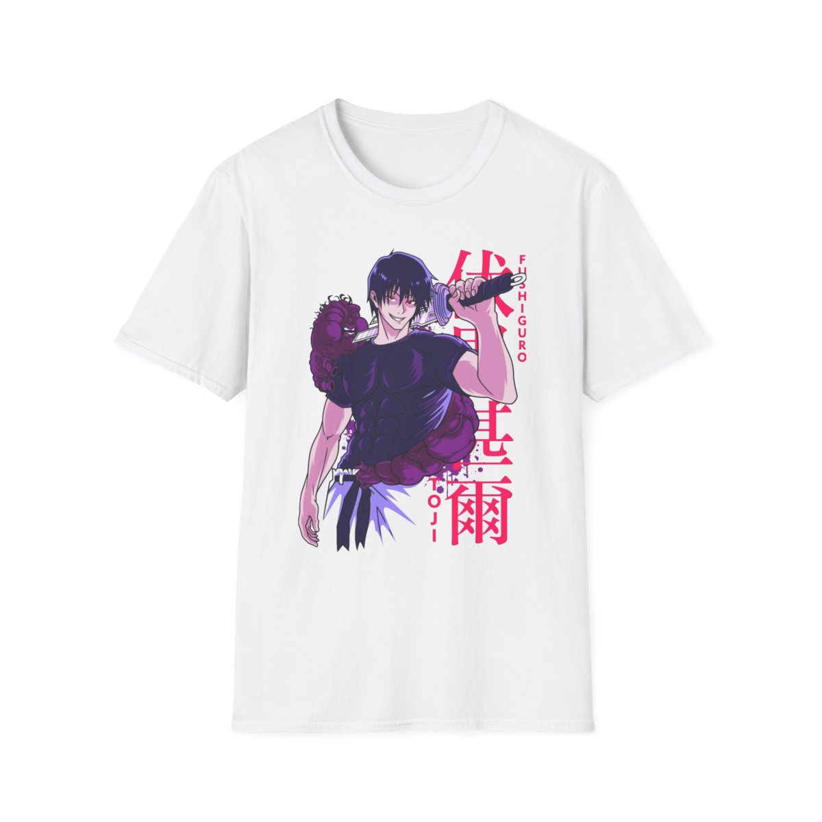 JJK Unisex JL Anime T-Shirt Softstyle - Toji Fushiguro