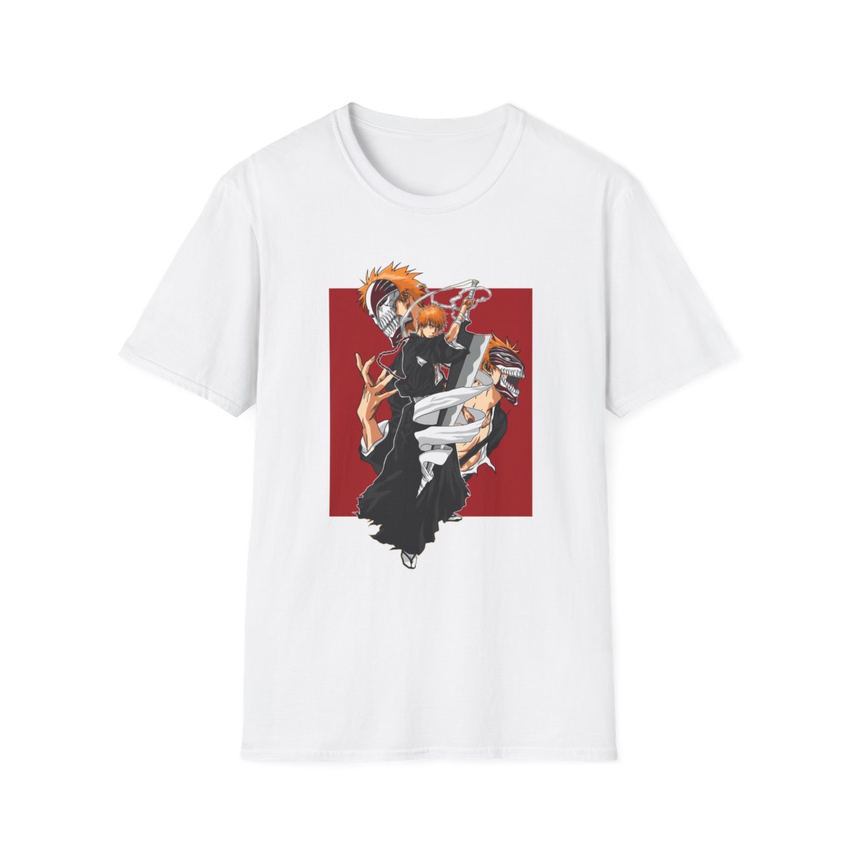 Bleach Unisex JL Anime T-Shirt Softstyle - Ichigo Kurosaki