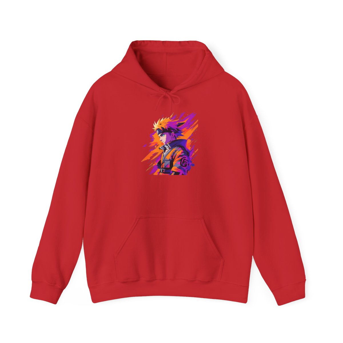 Unisex Heavy Blend JL Anime Hooded Sweatshirt - Naruto Illustration
