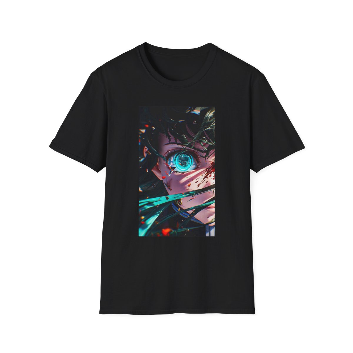 Demon Slayer Unisex JL Anime T-Shirt Softstyle - Yuichiro Tokito Face