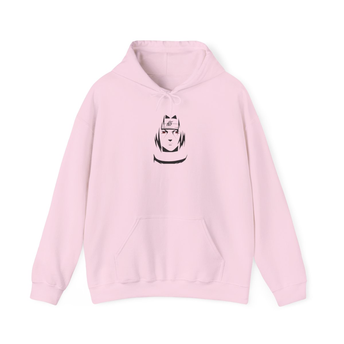Unisex Heavy Blend JL Anime Hooded Sweatshirt - Itachi Uchiha in The Village