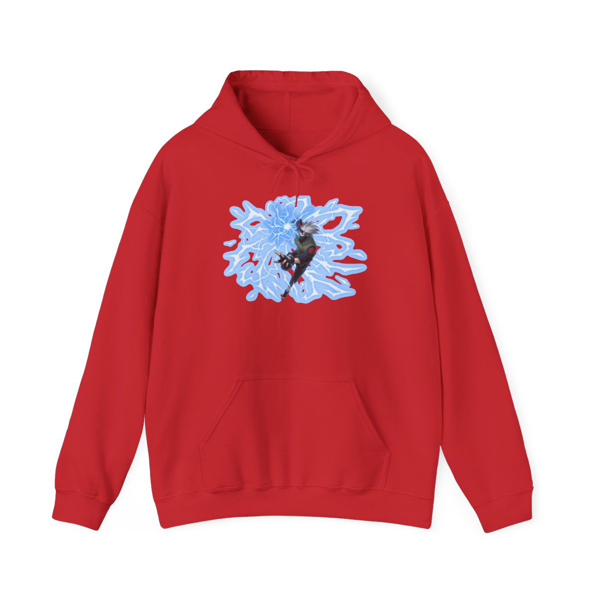 Unisex Heavy Blend JL Anime Hooded Sweatshirt- Hatake Kakachi Chidori