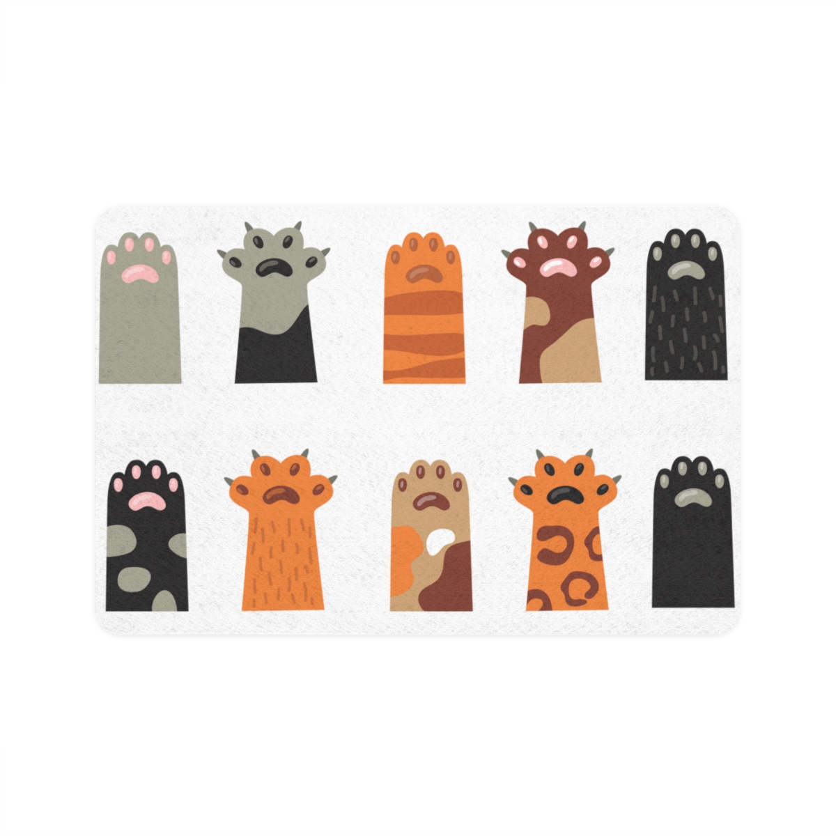 Pet Food Mat Non-Slip Waterproof Pet Food Mat, Dog Mat for Food and Water(12x18)