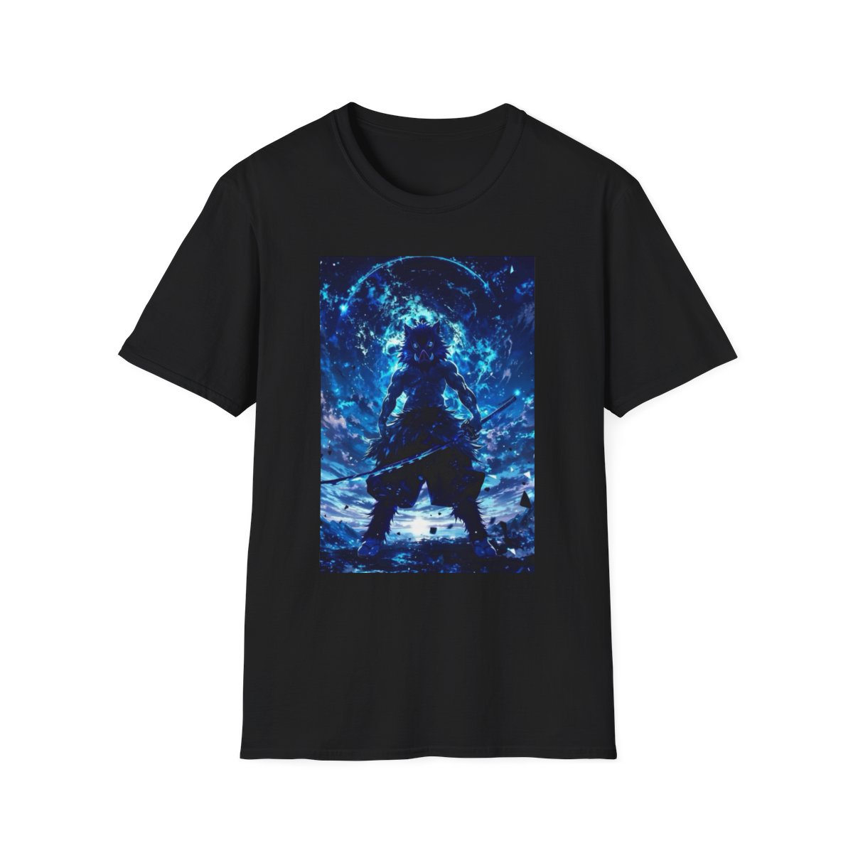 Demon Slayer Unisex JL Anime T-Shirt Softstyle - Inosuke Hashibira 1