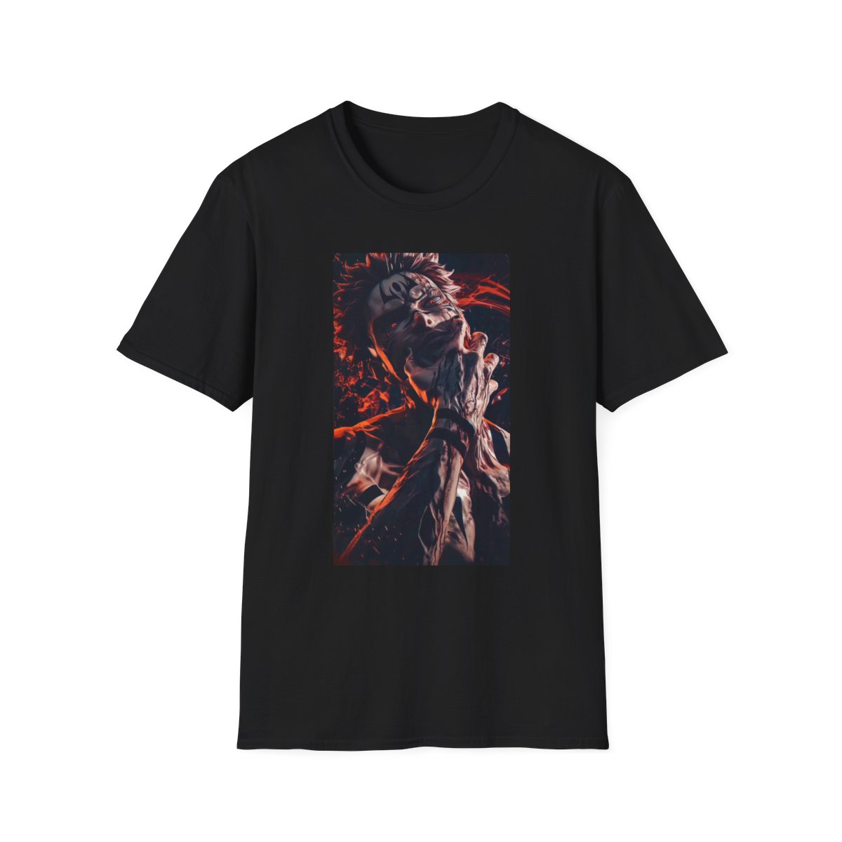 Demon Slayer Unisex JL Anime T-Shirt Softstyle - Sukuna Real