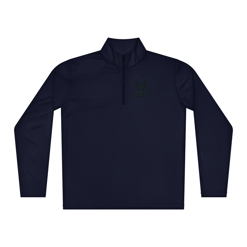 Psyyho Bunnyton Lightweight quarter-zip pullover Original Black Logo
