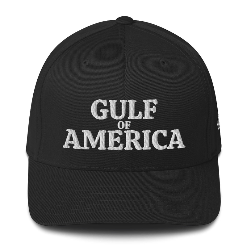 JL Gulf of America Flexfit Hat – “45–47” Logo, Structured Fit, Stretch Band Cap