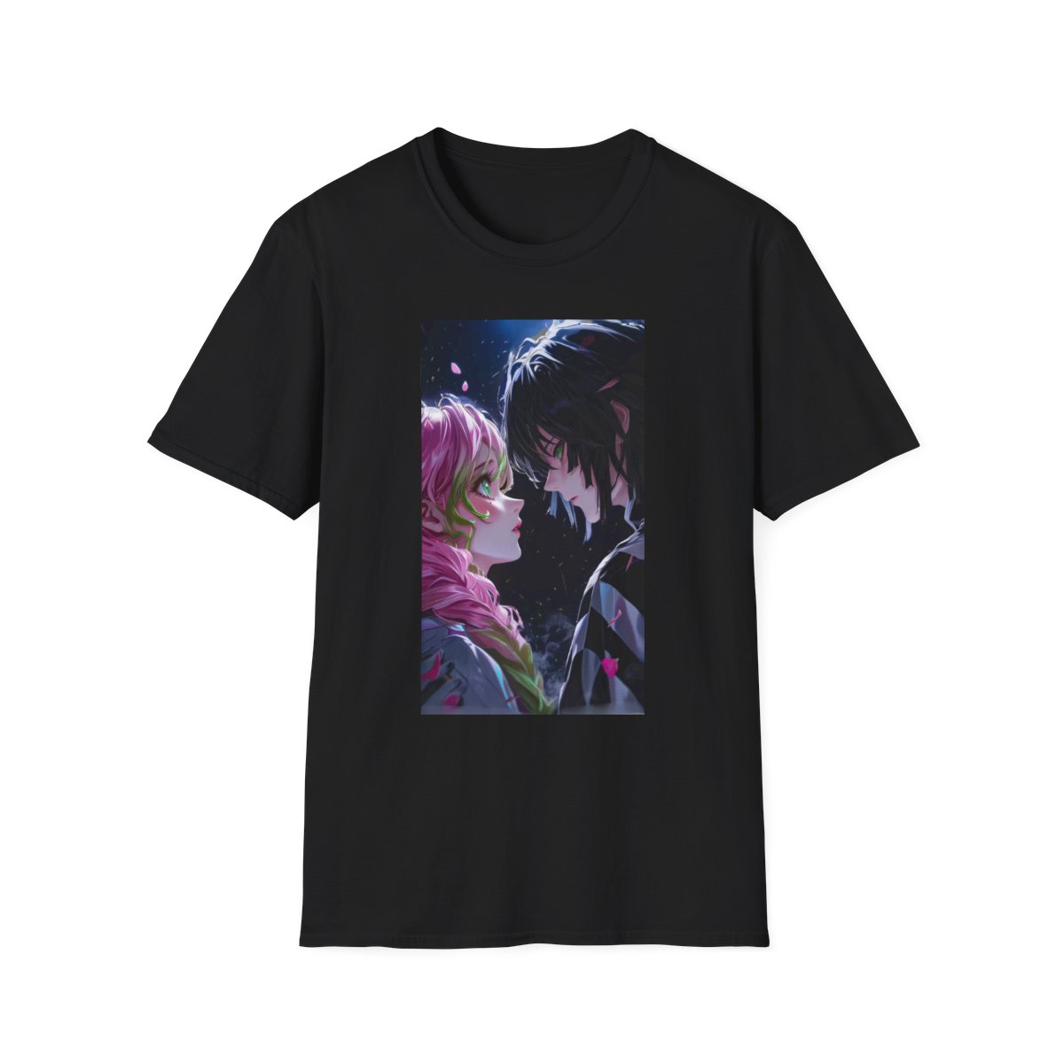 Demon Slayer Unisex JL Anime T-Shirt Softstyle - Tomioka and Kanroji