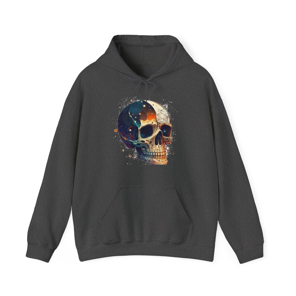 Colorful Skull Hoodie Unisex Heavy Blend Hooded Sweatshirt
