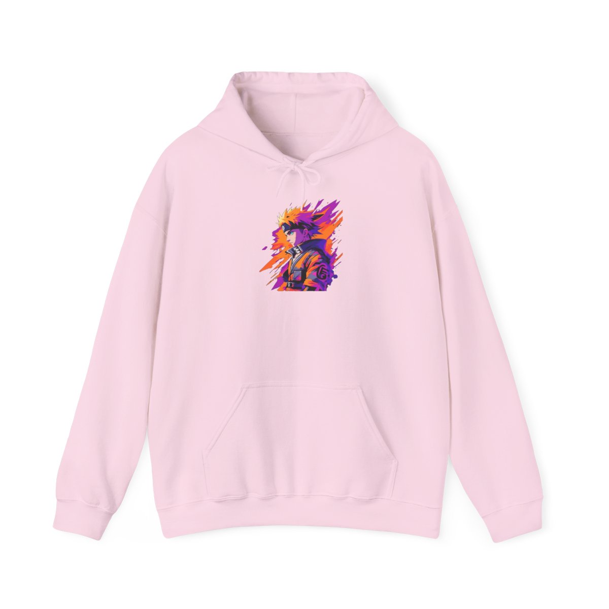 Unisex Heavy Blend JL Anime Hooded Sweatshirt - Naruto Illustration