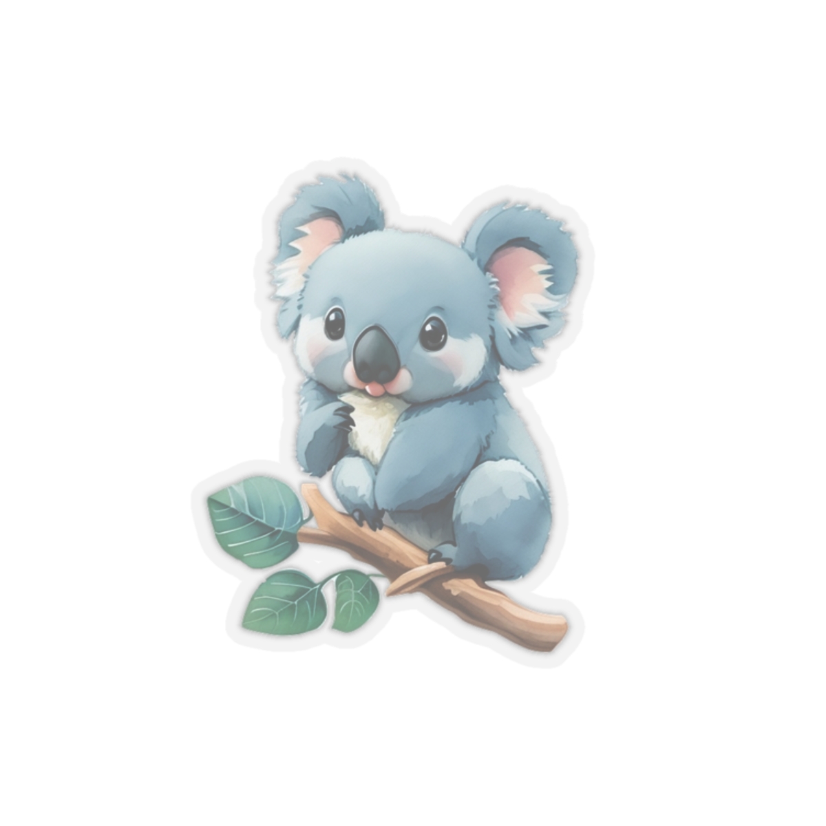 Kiss-Cut Stickers, Koala watercolors stickers, aesthetic stickers
