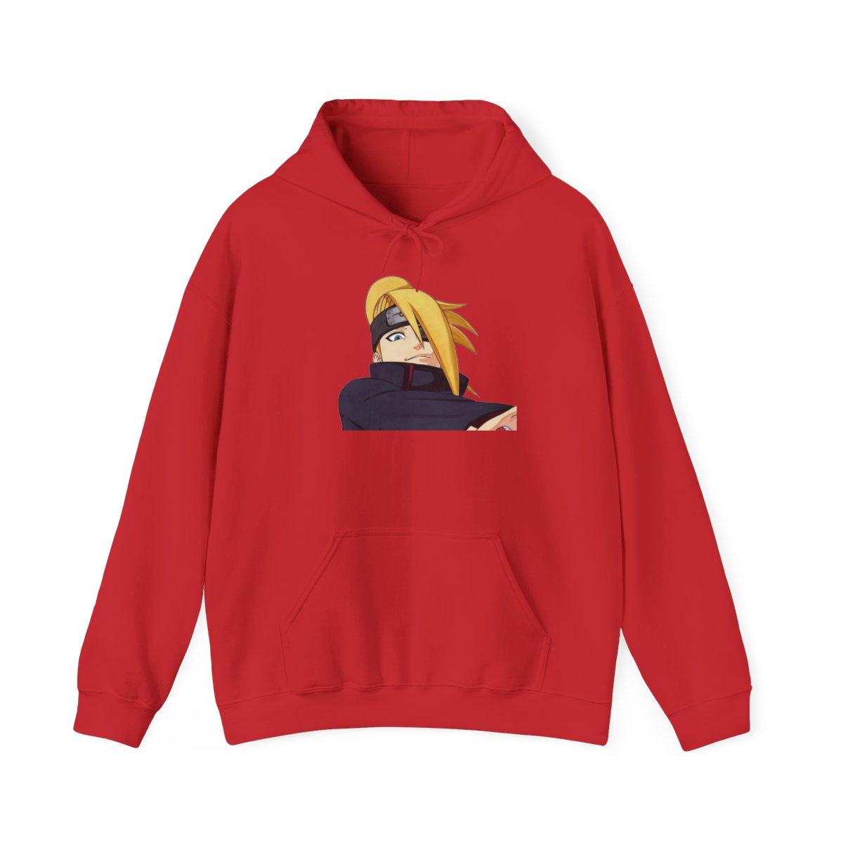 Unisex Heavy Blend JL Anime Hooded Sweatshirt - Deidara of Akatsuki Klan