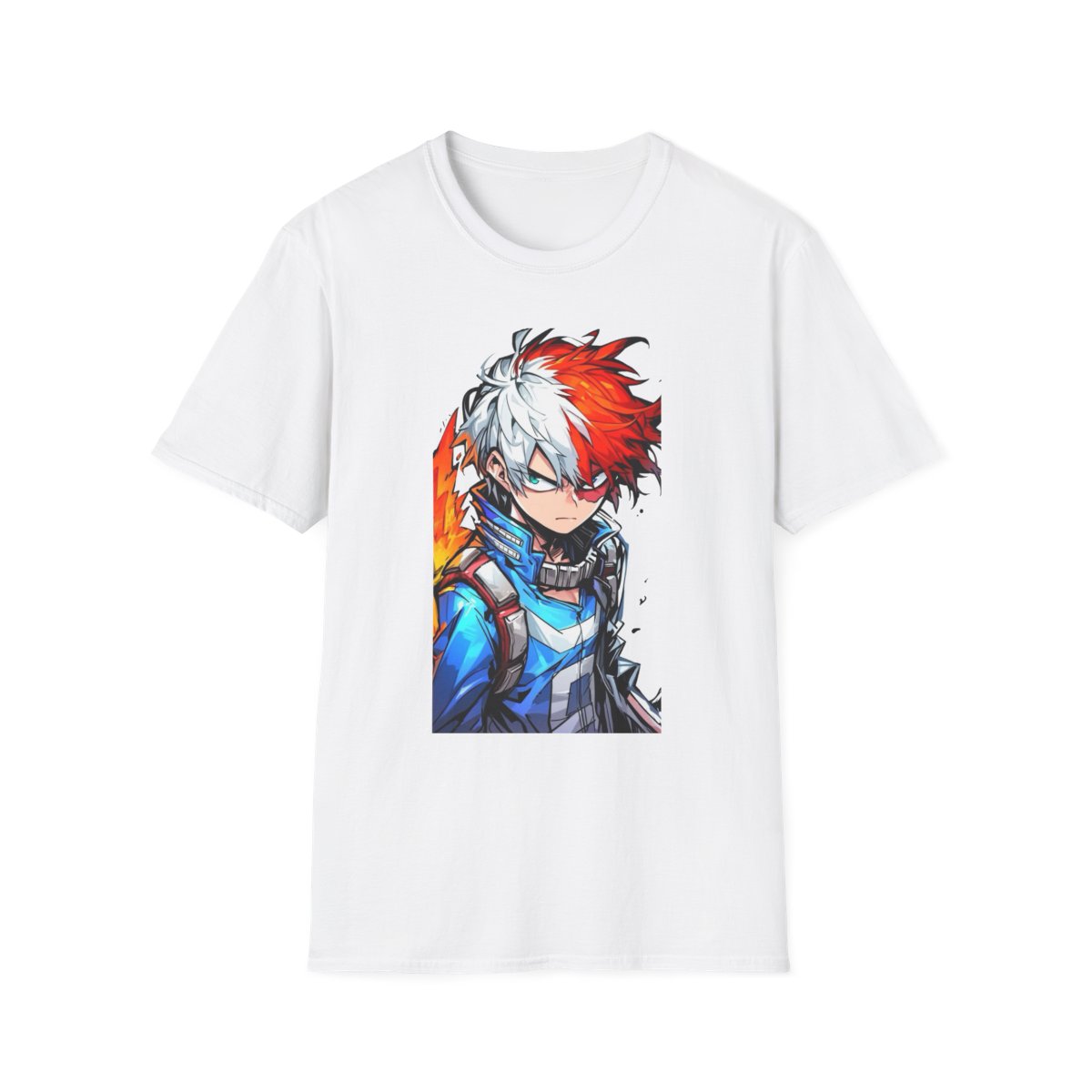 Unisex JL Anime T-Shirt Softstyle - My Hero Academia Shoto Todoriki