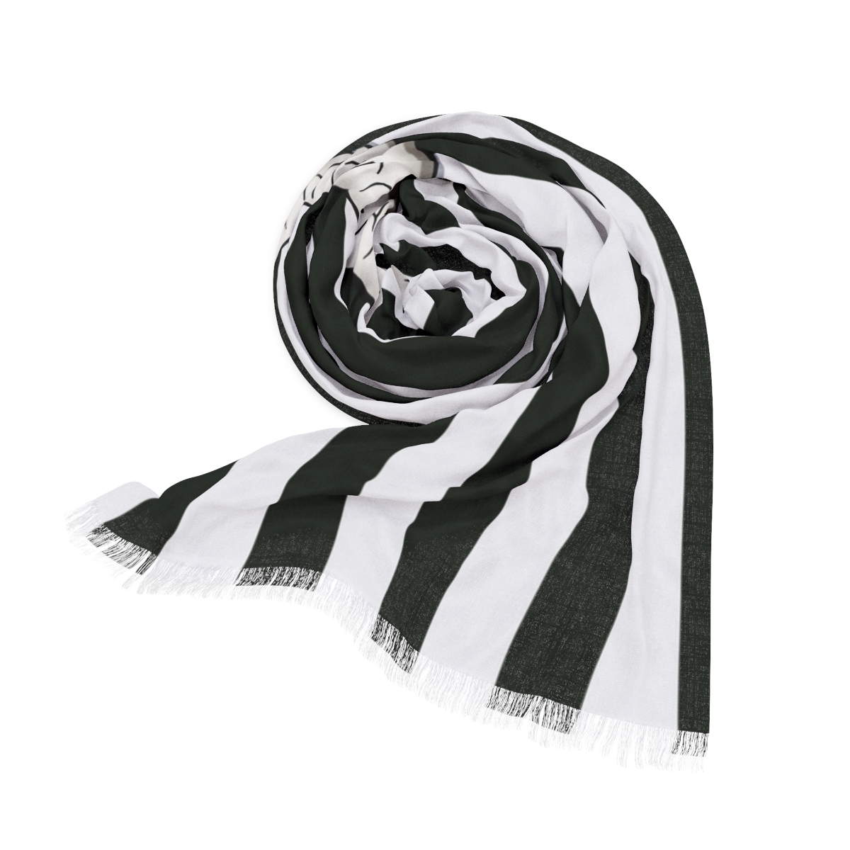 Lightweight Anime Scarf Vibrant Japanese-Inspired Design Soft, Semi-Translucent, Perfect for Conventions & Everyday Obanai Iguro Style