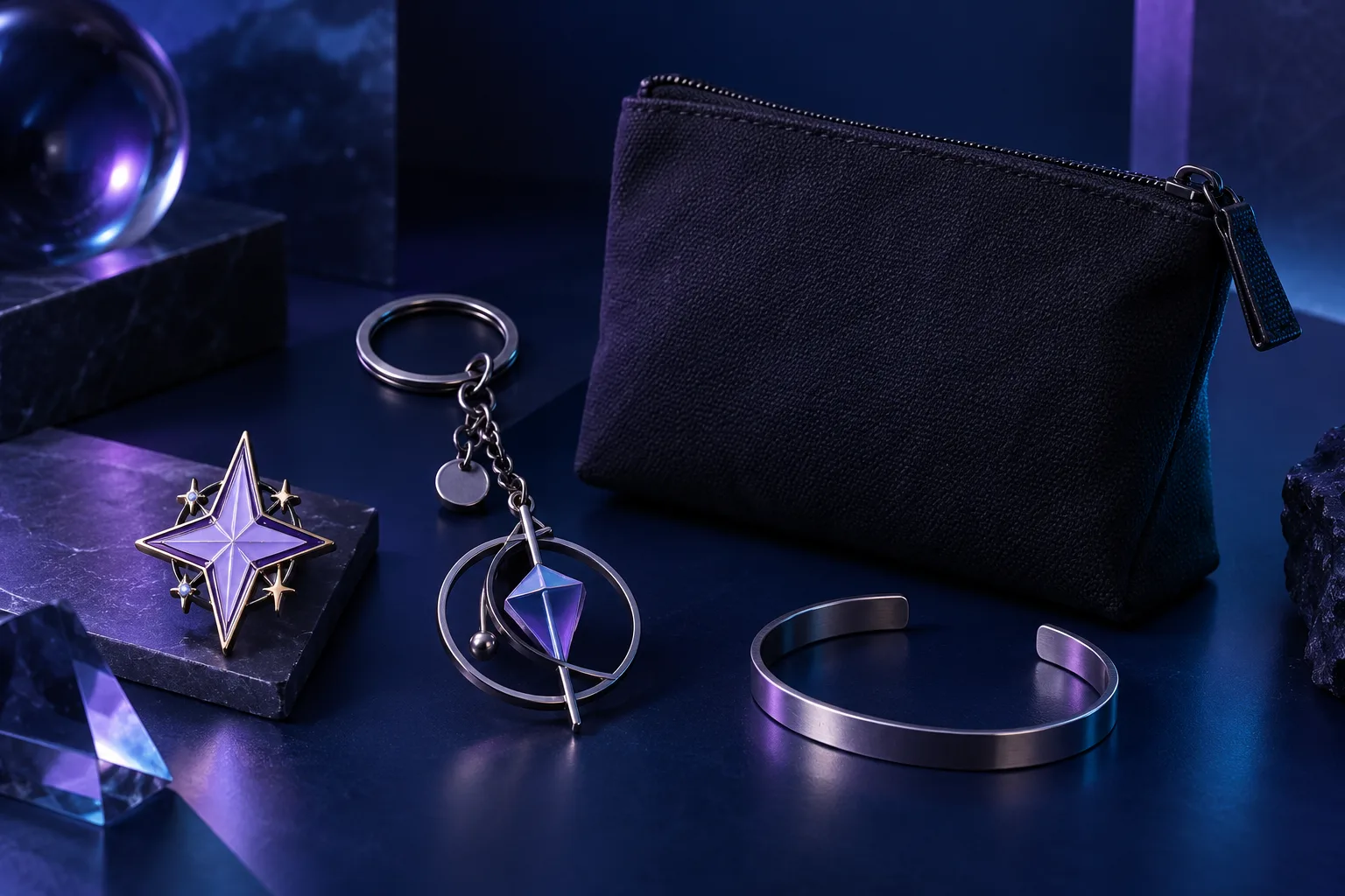 Original anime-inspired graphic accessories