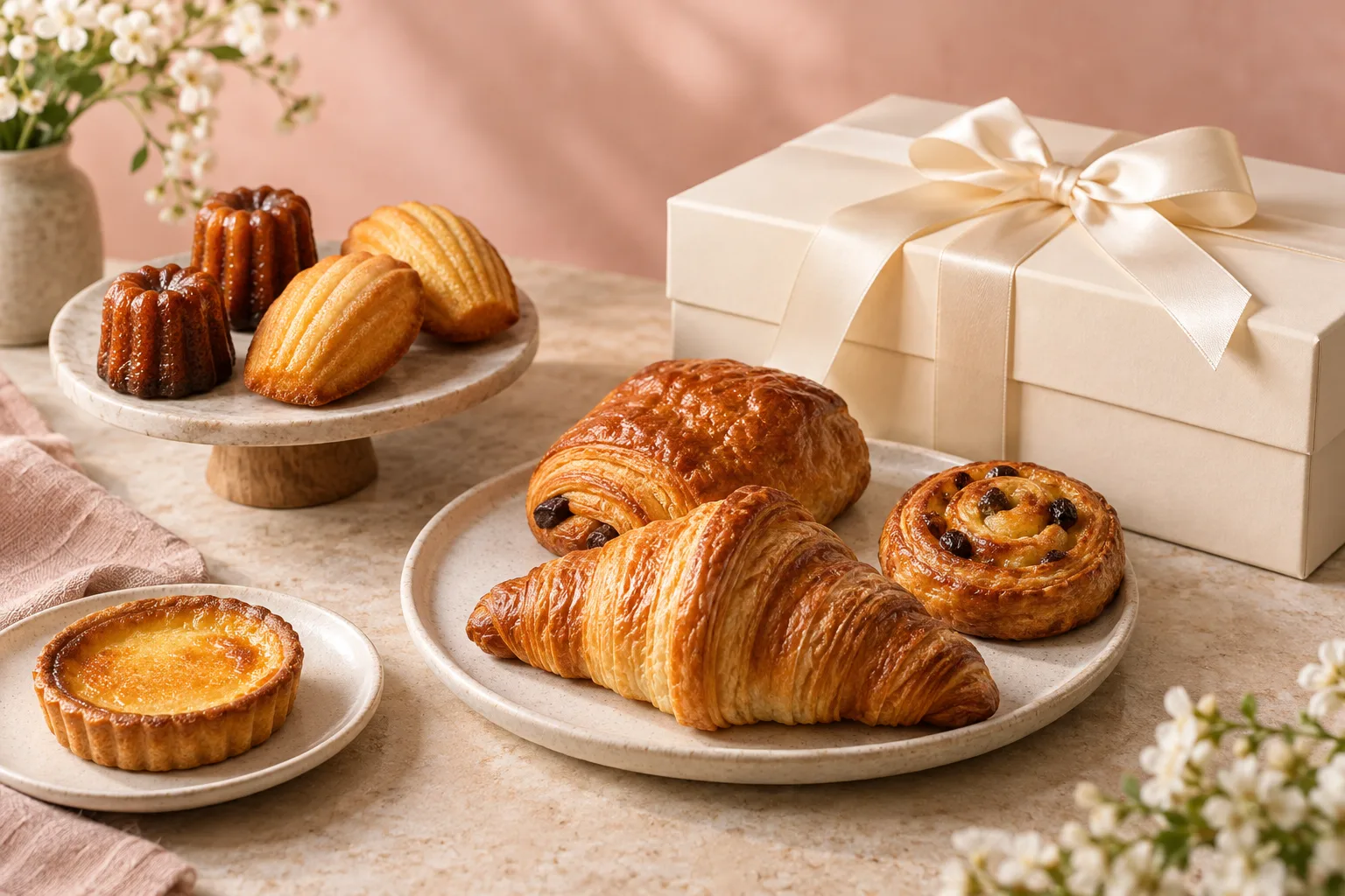 Pastries and gift presentation